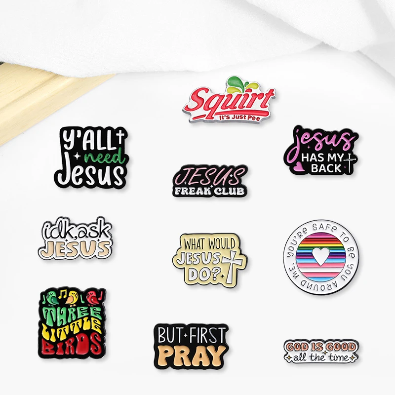 Creative Cartoon Colorful Short English Sentence Lapel Brooch/Badge Pin for Denim Bags,Fashionable Jewelry Accessory