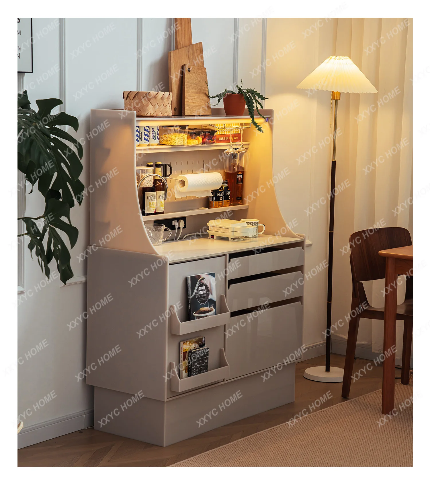 

A Nordic Antique Acrylic High Cabinet Household Minimalist Storage Cabinet