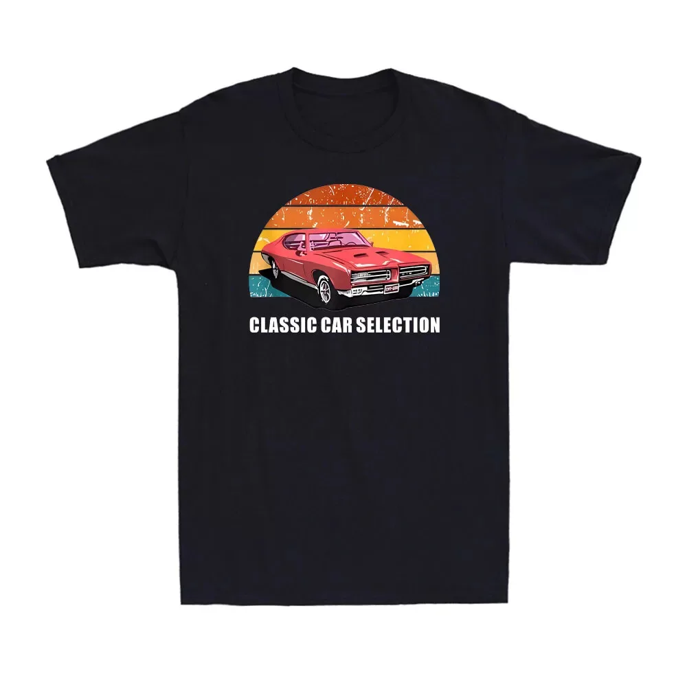 Classic Car Selection Funny Old Cars Lovers Vintage Gift Unisex T-Shirt S-5XL High Quality 100%Cotton Short Sleeve