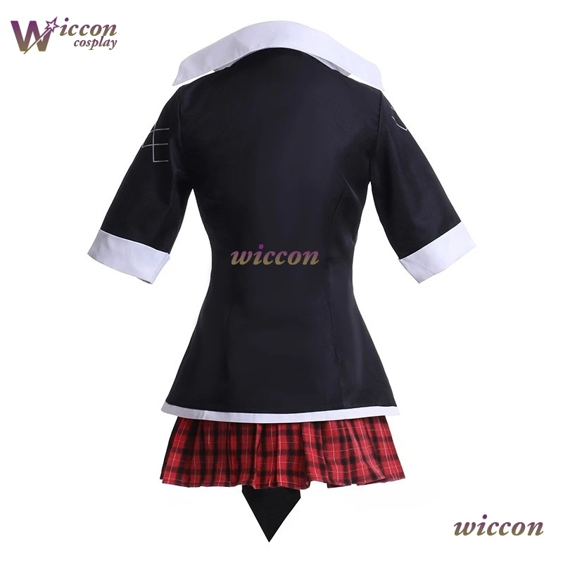 Kosplay Junko Enoshima Cosplay Costume Wig Anime Game Despair Sisters Ultimate Fashionista Danganronpa Halloween Party Clothes view 5