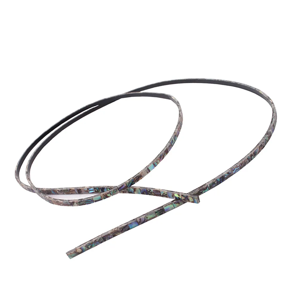 

800Mm Colorful Abalone Purfling Strip High Grade Guitar Binding Protection for DIY Luthier Repair and Instrument