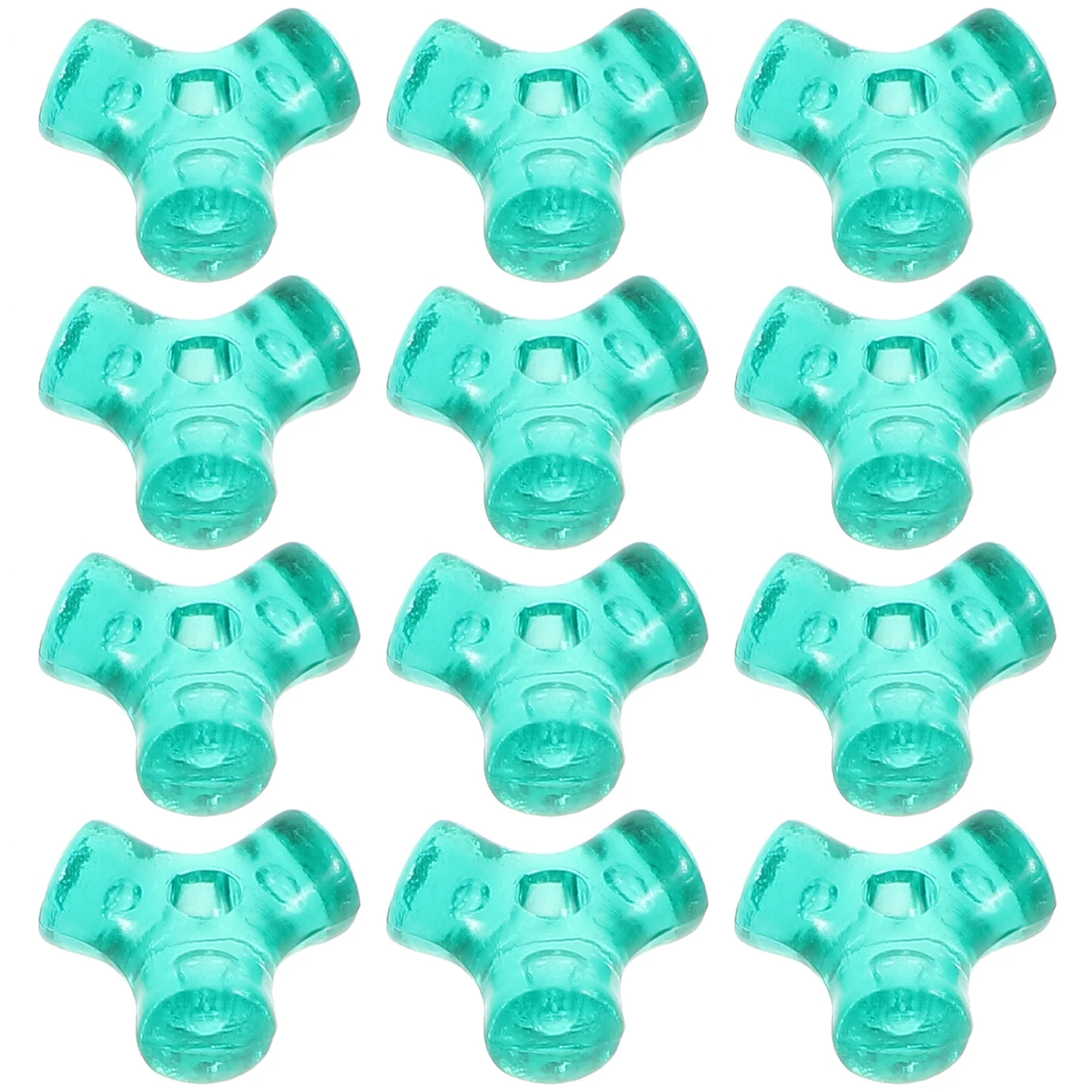 

1000Pcs Christmas Green Loose Beads Resin Tri-Shaped DIY Craft Beads for Tree Ornament Garland Decoration Jewelry Making