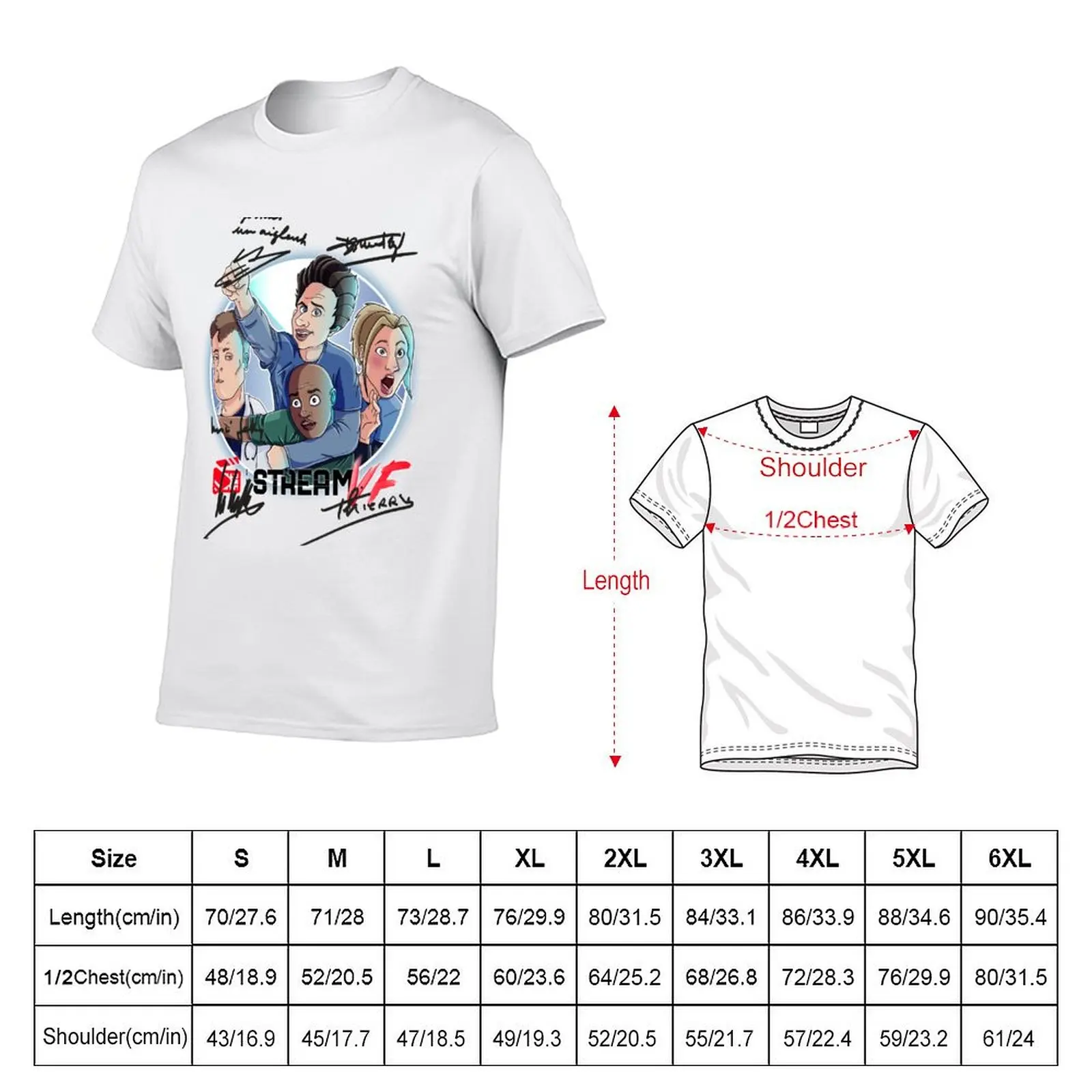 Scrubs Version Red and Black StreamVF T-Shirt funny t shirts cotton t shirt men 100% cotton luxury brand T-Shirt