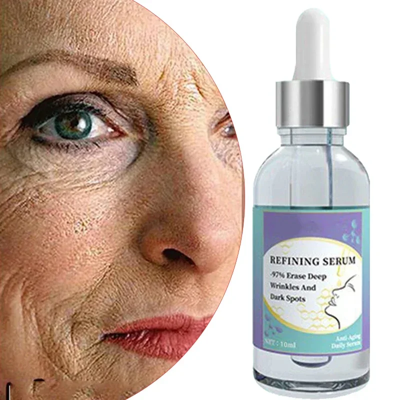 Effective Anti-ageing and Anti-wrinkle Facial Serum To Remove Facial Wrinkles Fine Lines Around The Eyes Crow's Feet Neck Wrinkl