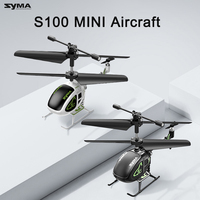 Syma S100-BL Rc Airplane Children's Mini Helicopter Model Toys Intelligent Fixed Height Boys Electric Toys Birthday Gift