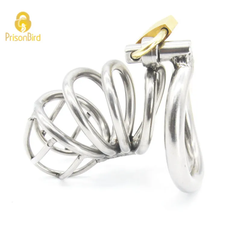 Chaste Bird New High quality Male Chastity Device Bird Lock Stainless Steel Cock Cage A224-2