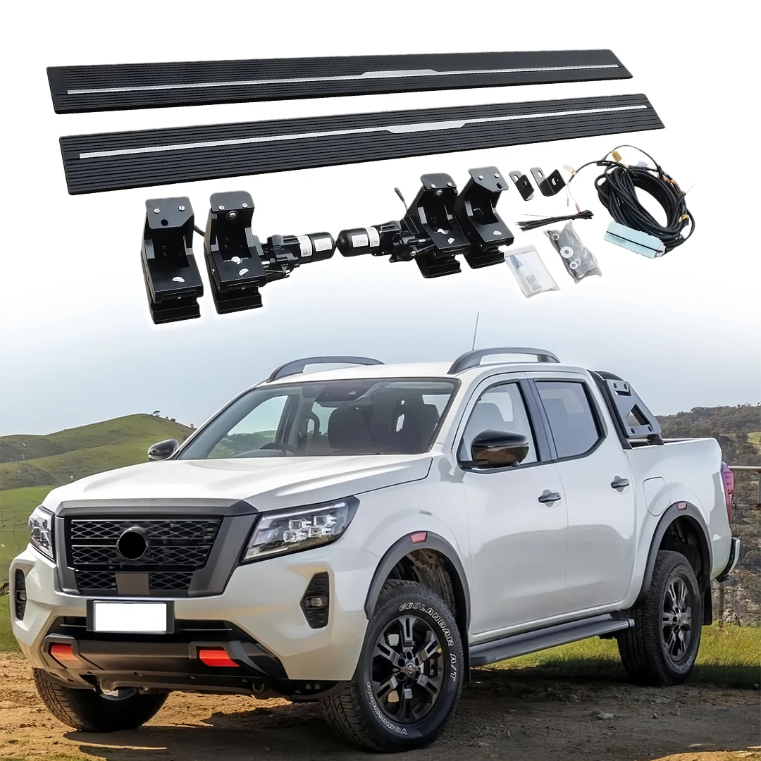 

Deployable Power Side Step Electric Running Boards fits for Nissan NAVARA NP300 2024 2025 2026 Powerstep Retractable Truck Steps