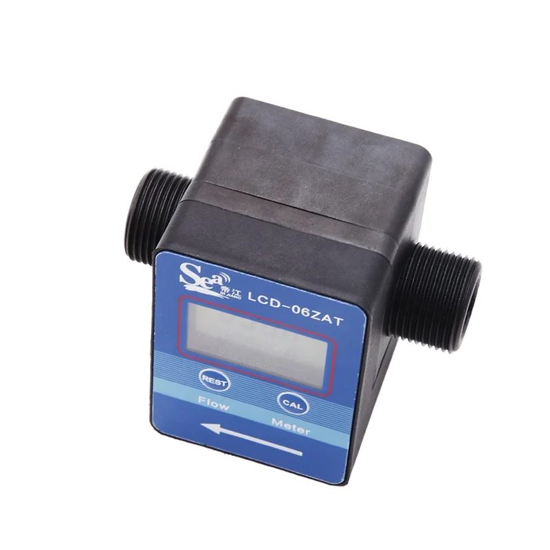 High Quality G 3/4''  Thread Port D iesel Fuel Oil Flow Meter Display   Viscosity Fluid Total Flow Counter Water Meters