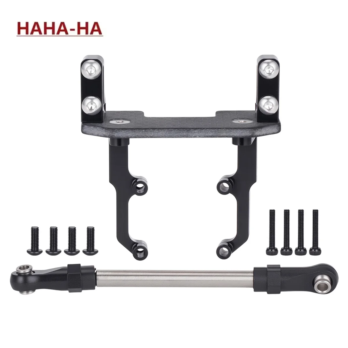 Support de montage de servo en alliage d'aluminium avec lien de direction pour essieu Axial SCX10 II 90046 AR44, pièces de mise à niveau pour crawler RC 1/10