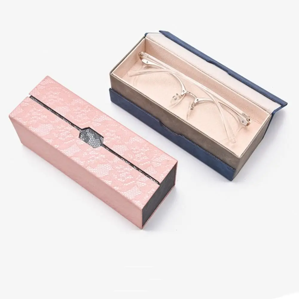 

Man Double Layer PU Glasses Case Dual- Glasses Case Double Eyeglasses Case Eyeglasses Holder