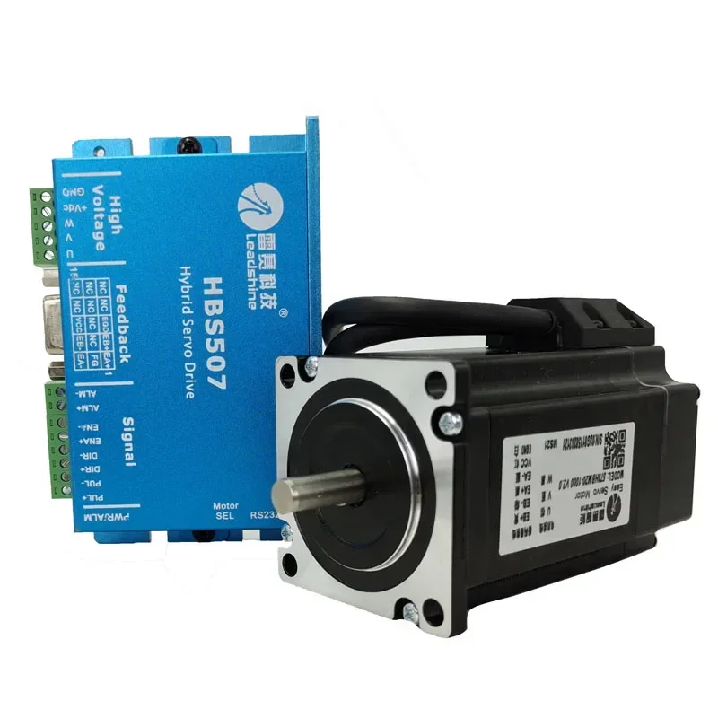 Leadshine Nema23 Three-Phase Drive Hybrid Servo Motor 2.2Nm Torque HBS57 573HBM20-1000 HBS507 Cnc Kit