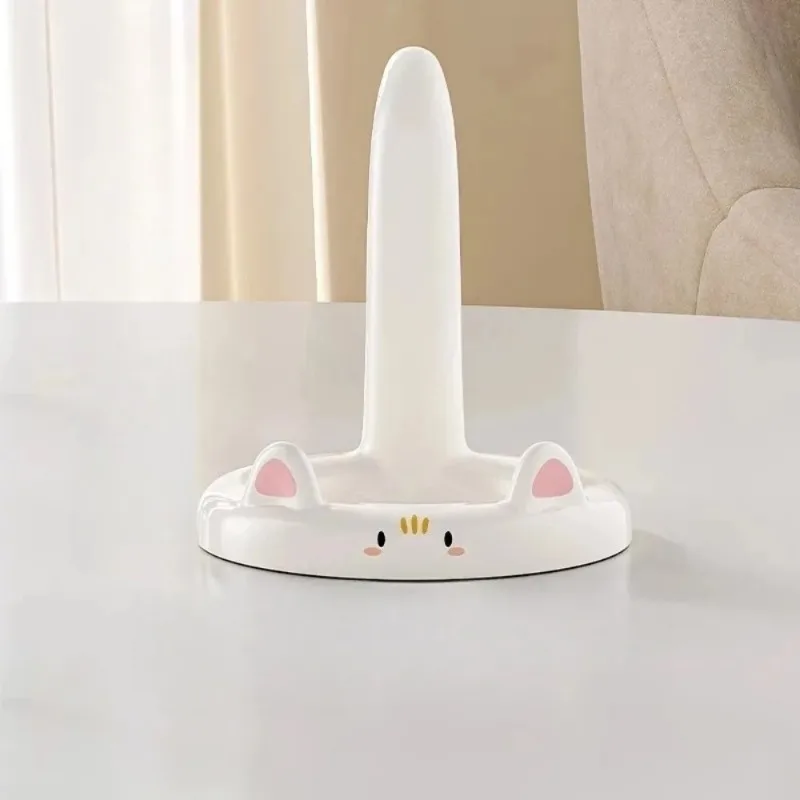 Cartoon Cat Phone Stand – Adjustable Angle, Cute Desktop Holder for Watching Videos & Calls – Fits Most SmartphonesC view 5