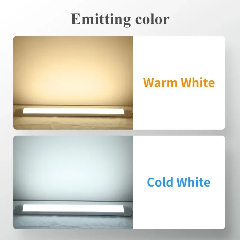 أضواء led المطبخ تحت مصباح الكابين A85-220 فولت 10 واط 20 واط أنبوبة ليد فائقة السطوع مع خط التبديل 1.8 متر للمنزل غرفة نوم مصابيح داخلية