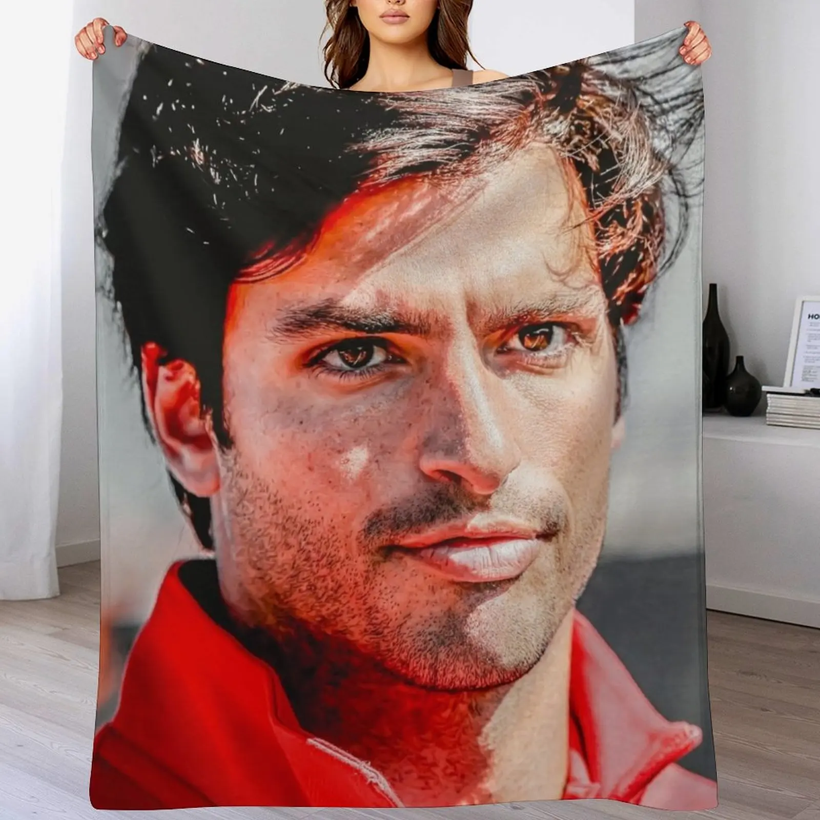 Carlos Sainz Throw Blanket