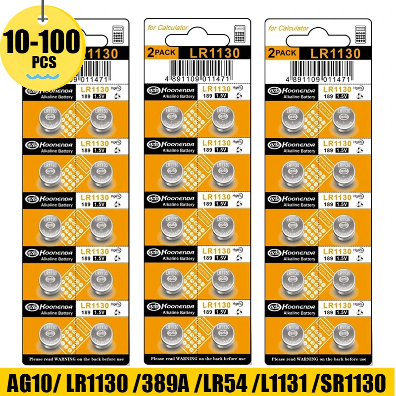 10-100Pcs AG10 LR11…