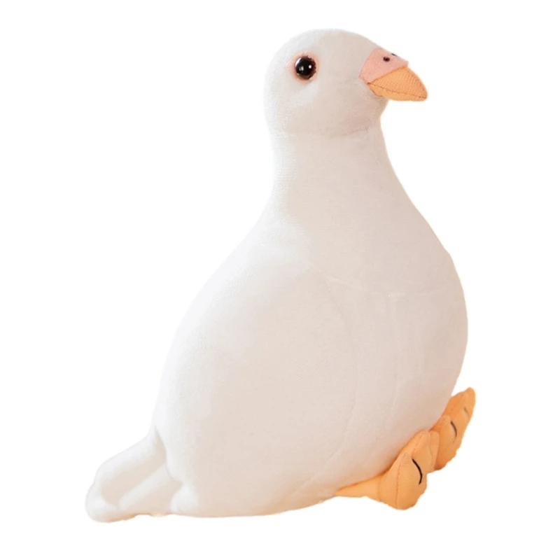 Comforting Pigeons Plush Toy Soft Stuff Figure for Relaxation and Sleep