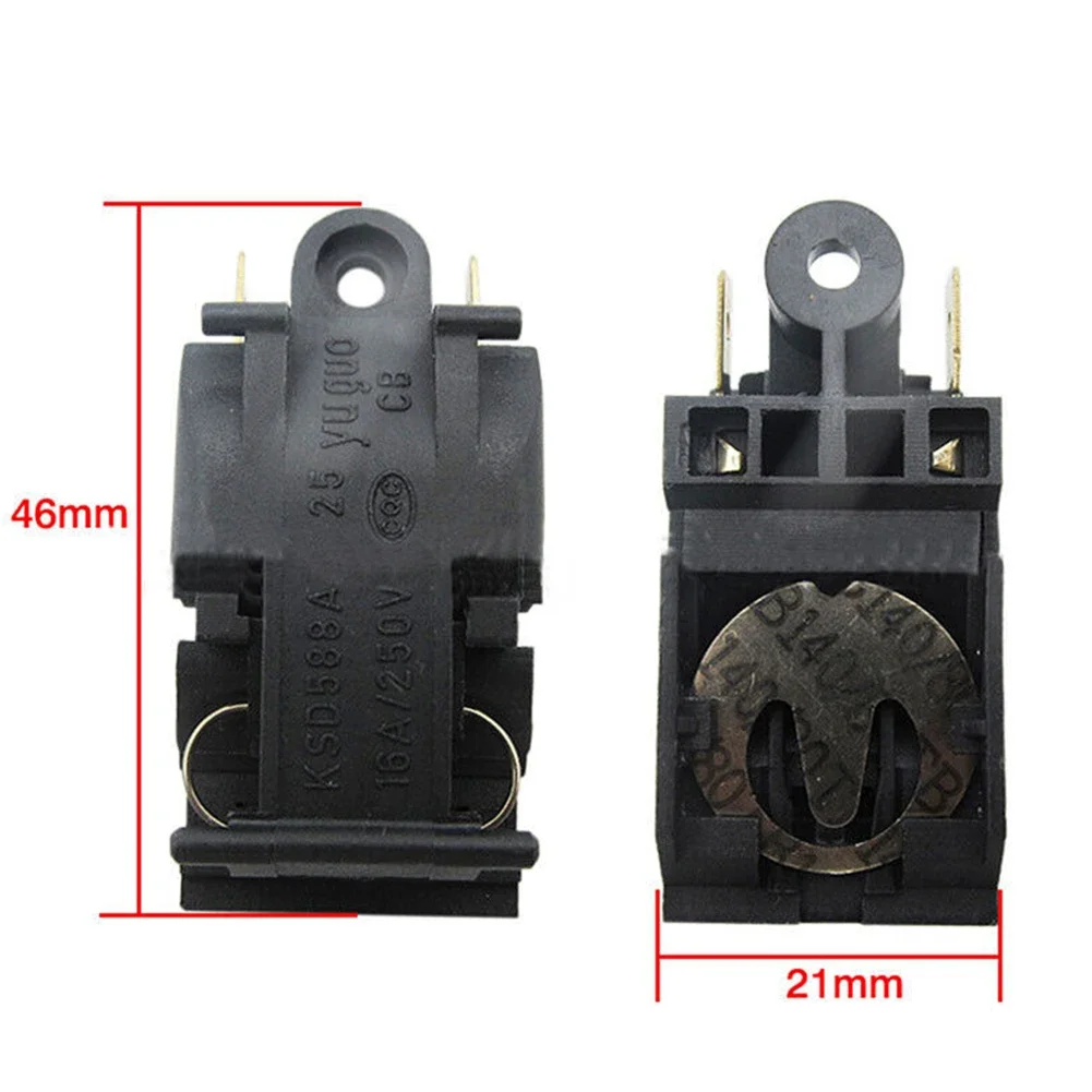 2PCS 16A Electric Kettle  Power ​Electric Kettle Thermostat Switch Steam Kitchen Accessories Appliance Spare Parts