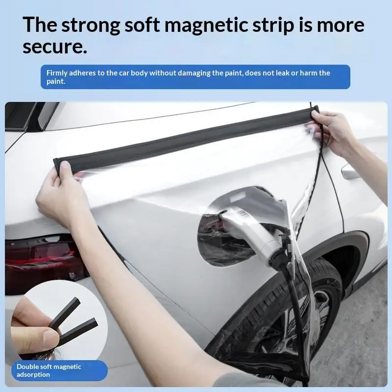 Universal EV Charging Port Protection Cover Rainproof Dustproof Wear Resistant Shield for Outdoor Commercial Parking Lot