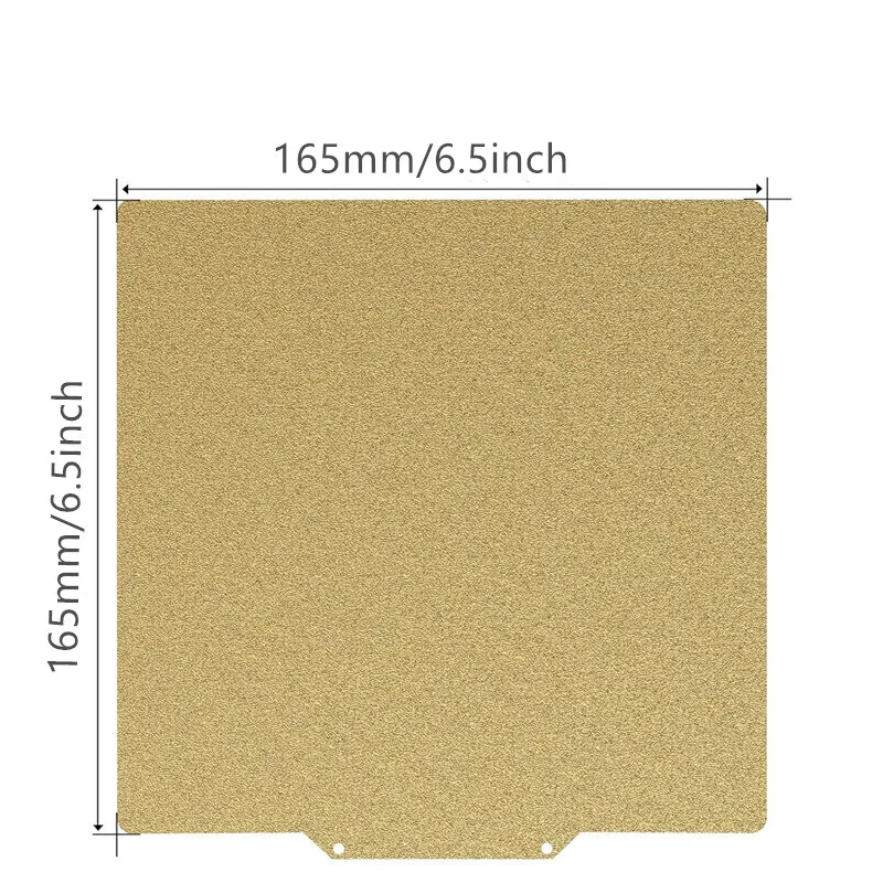 Ender-2 Pro 165x165mm PEI Sheet Double Sided Textured PEI Flexible Spring Steel Build Plate for Ender-2 3D Printer Parts