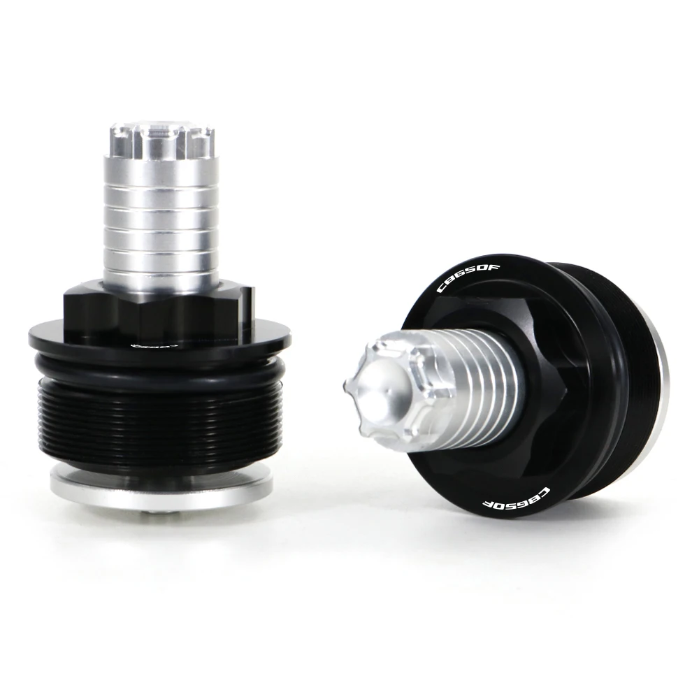 41MM Preload Fork Cap Adjustable Fork Bolts For Honda CB650F CB750 CB400F CB-1 CB500X CBR650F CBR600 VTX1300 XL600 Transalp 600