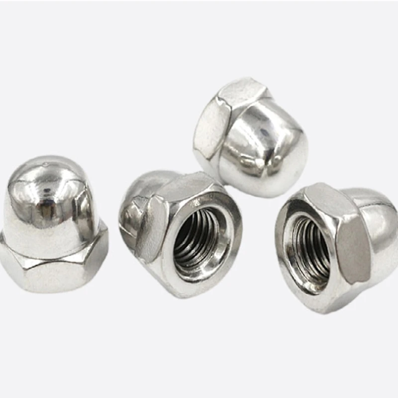 20Piece M 8 Stainless Steel Cap Nut Set, Closed End Acorn Nut, Hexagonal Protective Caps Set for Repair Installation M4YD