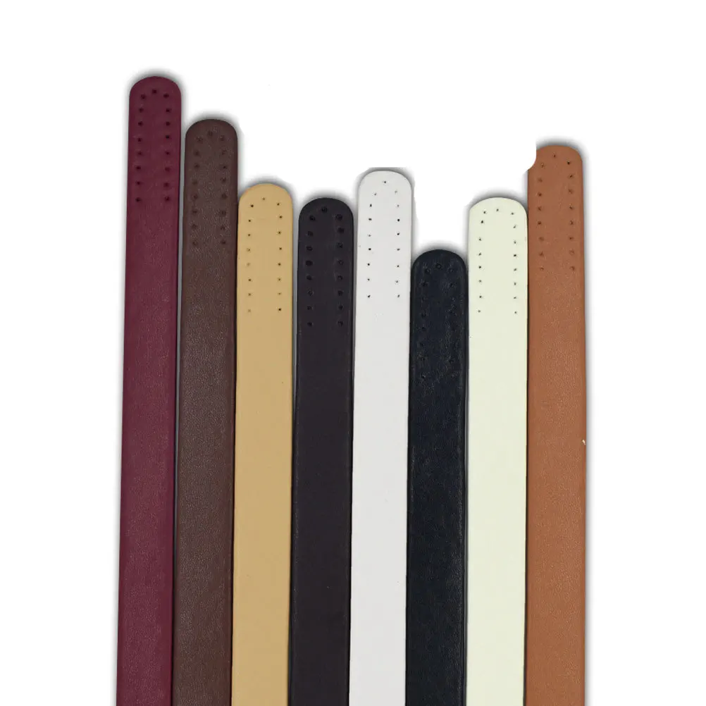 2個入り トートバッグストラップ ハンドバッグベルト レディース ホーボーバッグストラップ 耐久性のあるPU クラシックデザイン 多孔質エンド 縫製DIYバッグ