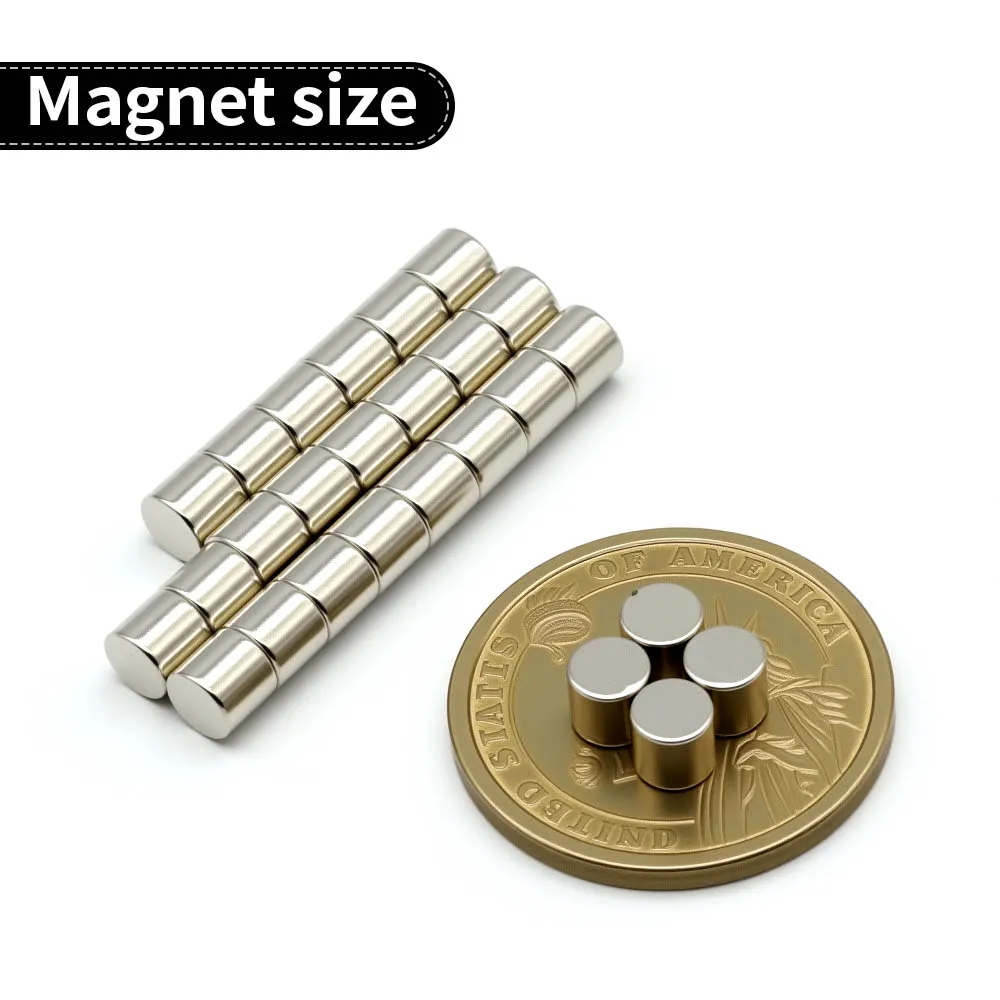 5x5 مللي متر سوبر قوي مغناطيس النيوديميوم N35 ندفيب المغناطيسي الدائم imanes جولة مغناطيس قوي الثلاجة #2