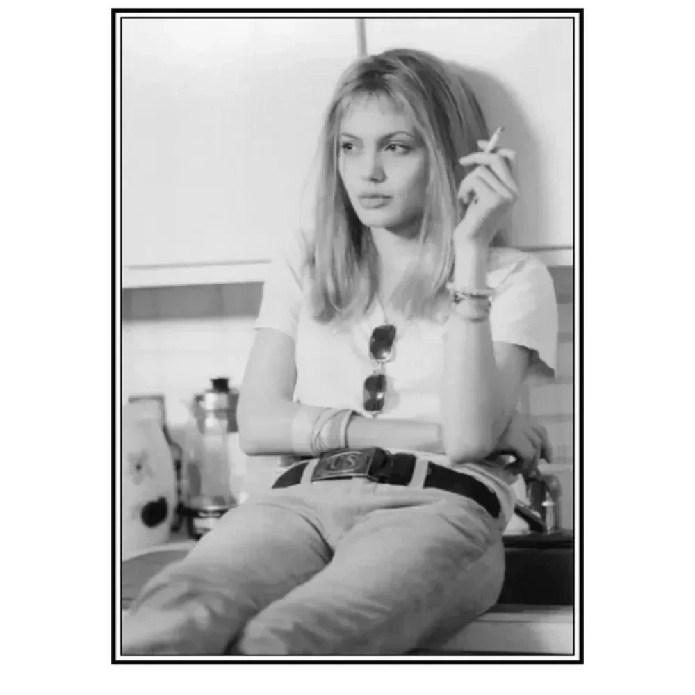 فتاة متقطعة الفيلم المشارك طباعة حائط لوح رسم صورة فنية خمر غرفة المعيشة الحديثة المنزل مضحك الديكور جدارية #2