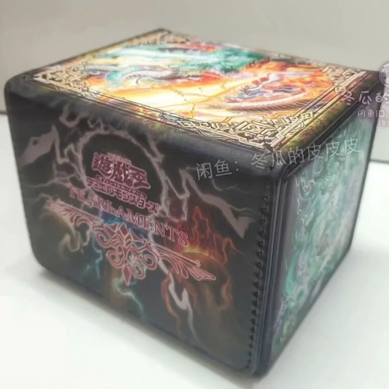 

Diy Self Made Yu-Gi-Oh! Sangenpai Transcendent Dragion Card Storage Box Ygo High-End Leather Card Storage Box Anime Cards Gift