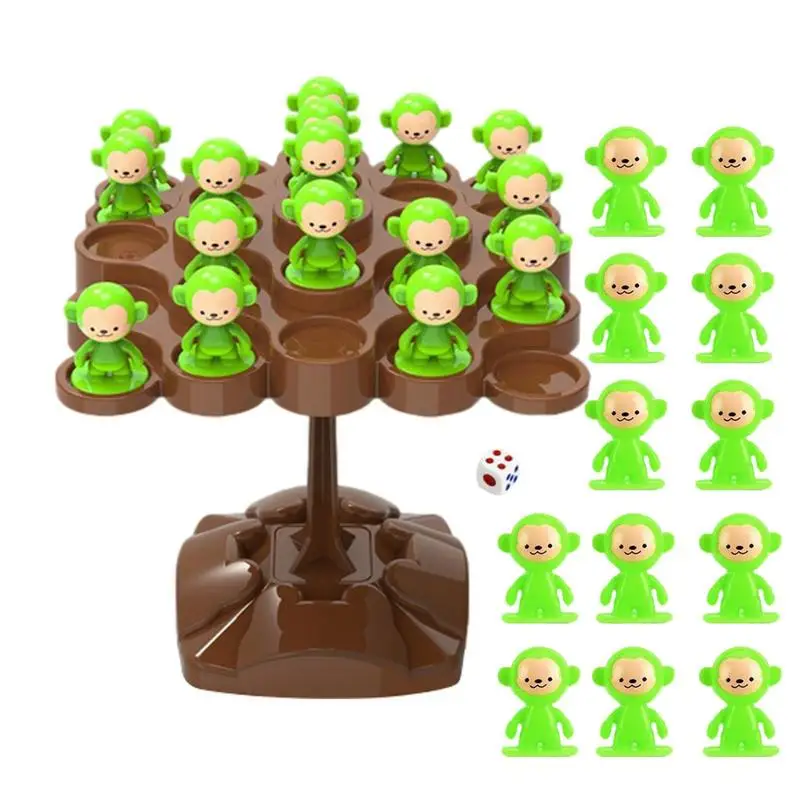 Monkey Balance Tree Montessori Math Toy Educational Balancing Board Creative Balancing Tree Toy For Children Christmas Gift