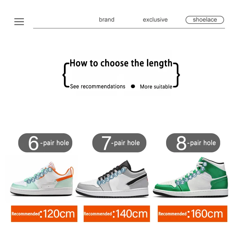 Widened flat shoelace rope small white shoes for men and women for sports shoes board shoes