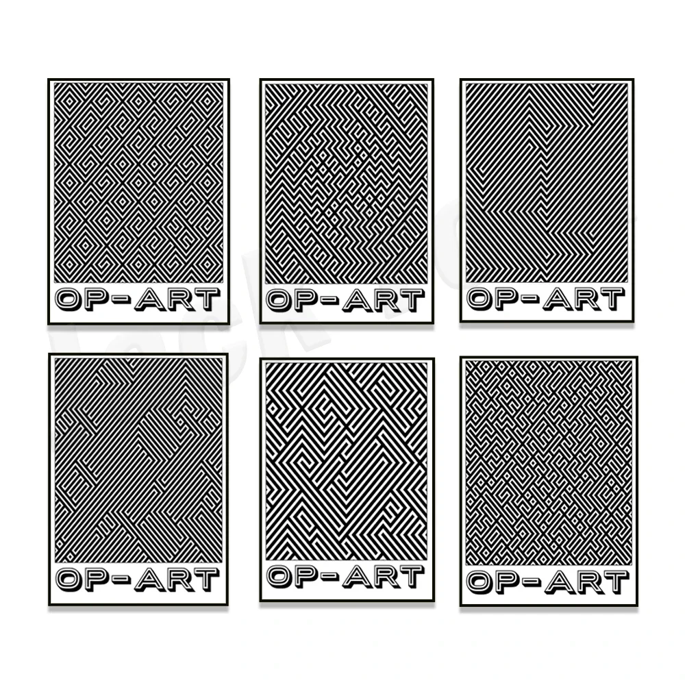 Optical Art Print, Op Art Poster, Magic Eye Poster, Illusion Poster, Op Art Print, Illusion Print, Optical Illusion Art Print