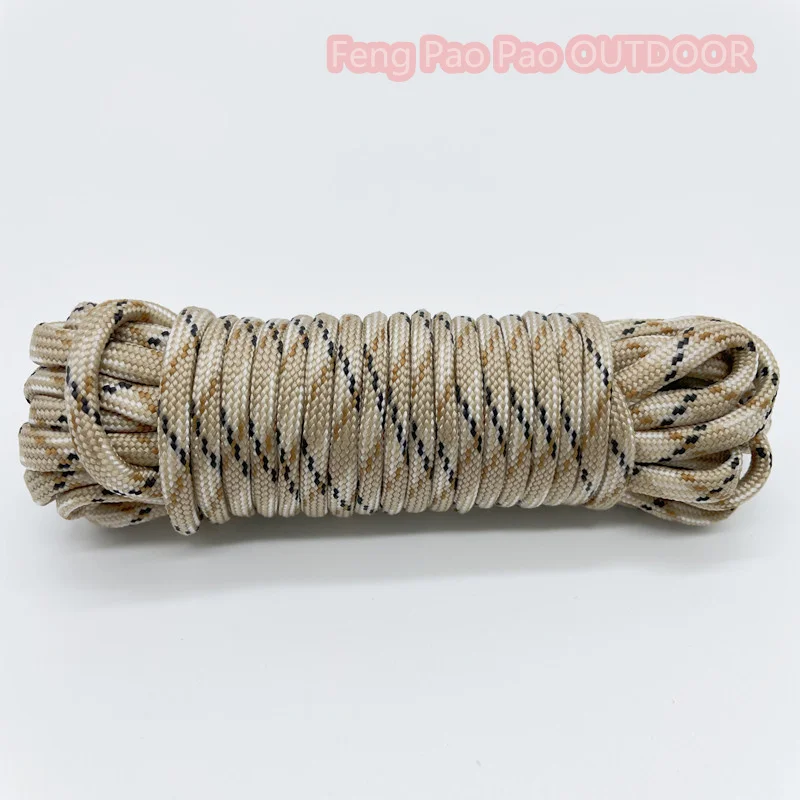 KOTUDENAVY 550 4 mm 7 Halterung Kern Fallschirmseil für Überleben Fallschirmseil Lanyard Camping Klettern Camping Seil Wandern Wäscheleine 4