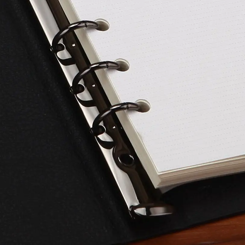 A4 A5 B5 A6 Metal Ring Binder Clips Notebook Loose-leaf Binding Strip Binding Clips Office School Supplies Diameter 2cm view 6
