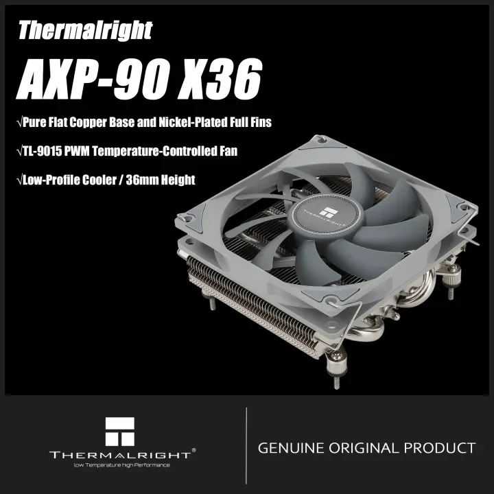 Thermalright AXP-90 X36 Black HTCP/Low Profile CPU Cooler  4 heatpipe down-pressure CPU cooler