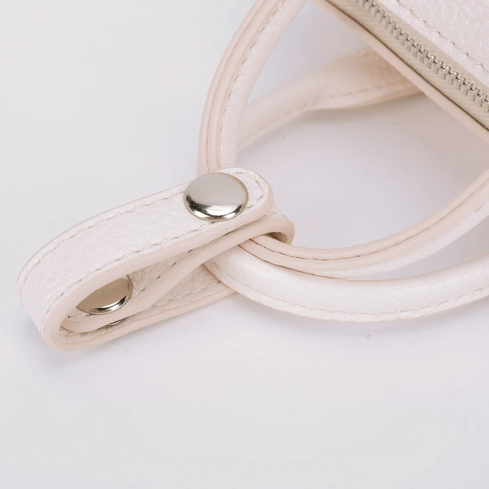 

Top Handle Purse for Women Cylindrical Mini Tote Bag PU Leather with Zipper Solid Clutch Purse for Shopping Travel