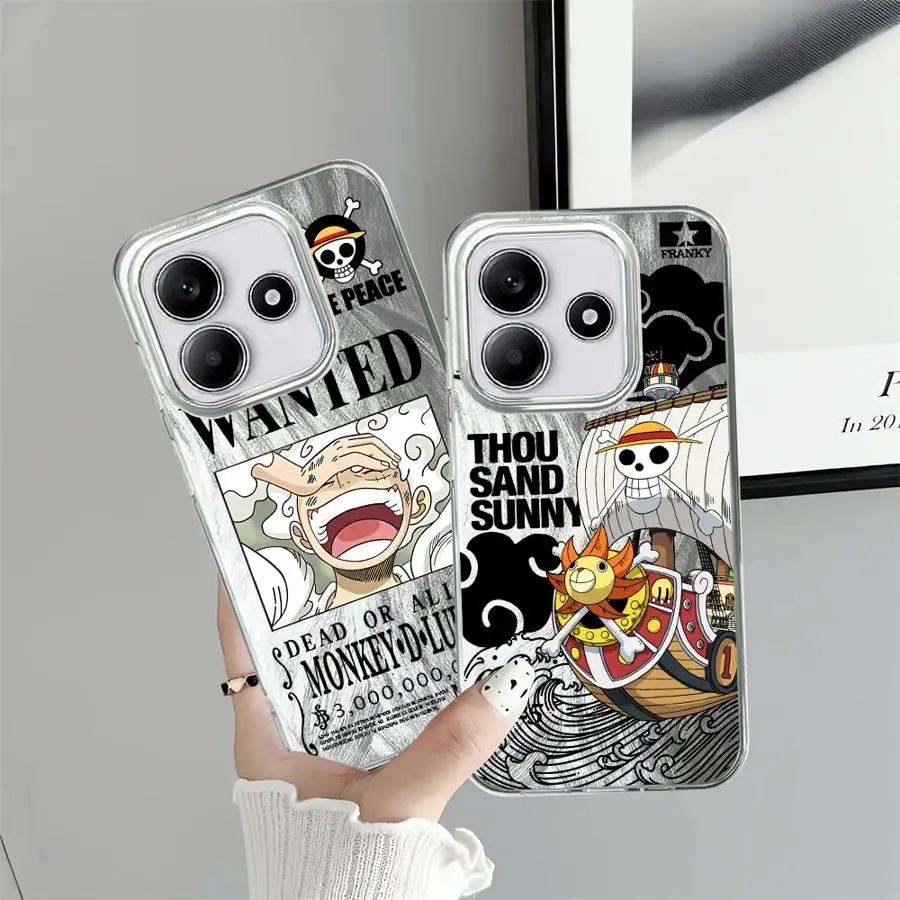 

Чехол с изображением аниме Луффи для Xiaomi Redmi Note 14 13 Pro Plus 9 10 Pro A3x 11 12 Pro K80 Pro 13C 14C 11s 12S 14S, мягкий чехол