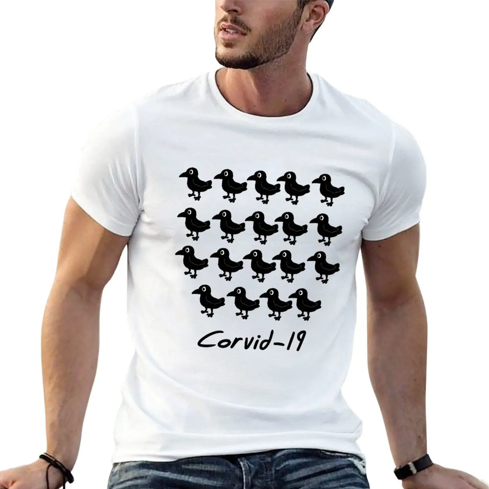 Corvid-19 T-Shirt animal prinfor boys sublime mens t shirts pack