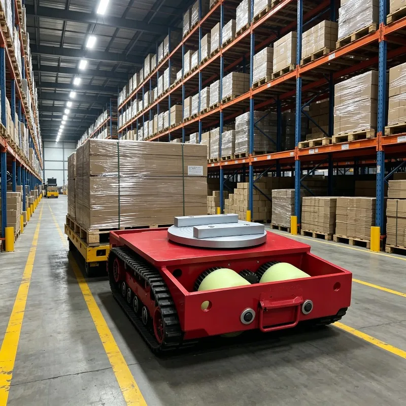 50 Ton Electric Tank Vehicle With Universal Wheel Ground New 10-80 Ton Cargo Mover Trolley for Construction Transport