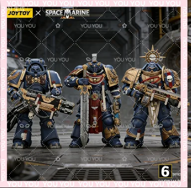 

Фигурка JOYTOY 1/18 Спейсмарин Ультрамаринс Хэви Релик Примус в броне, аниме-модель, игрушка, подарок для взрослых 18+