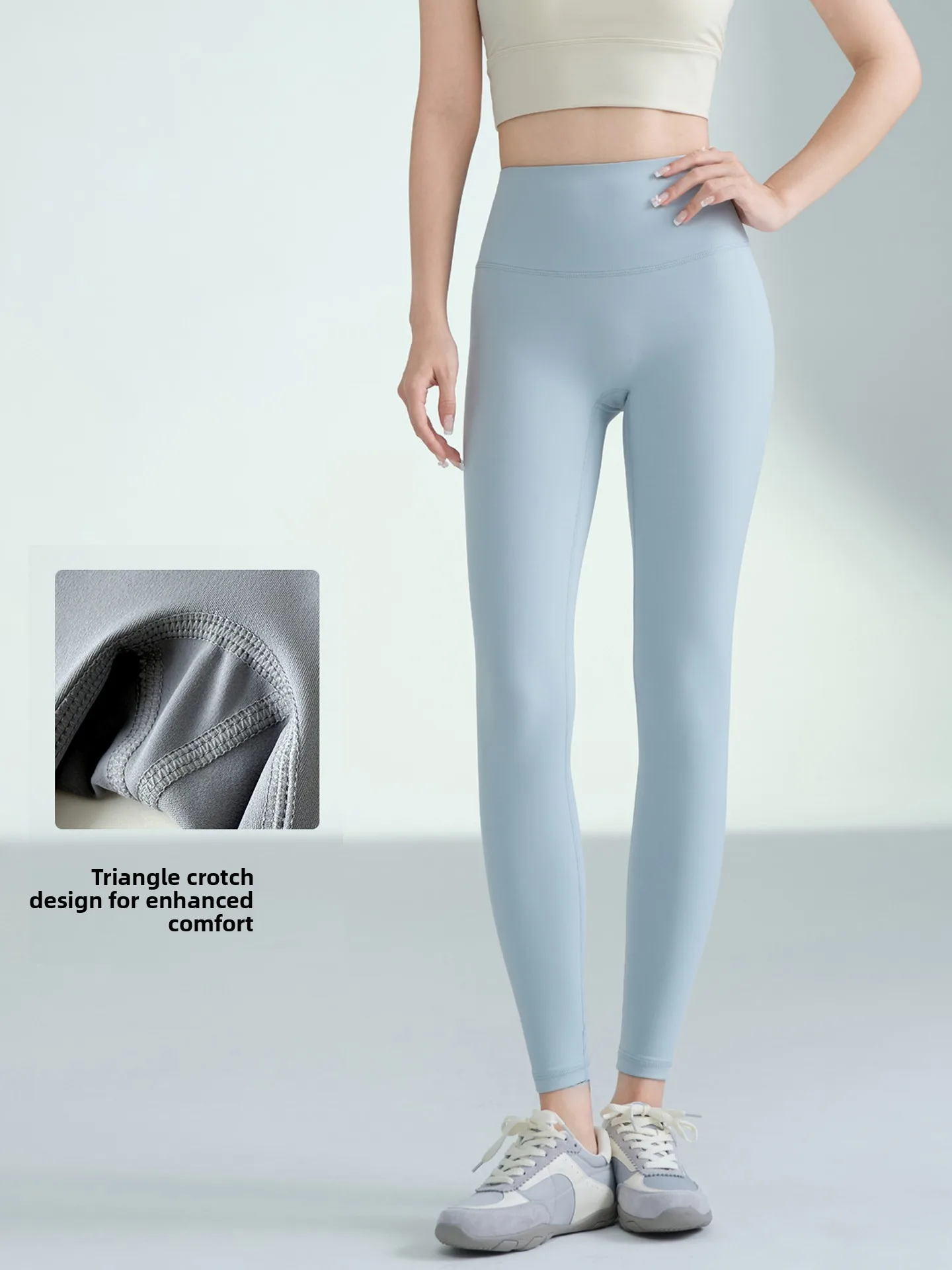 

Синие леггинсы для йоги с высокой талией, тонкие, облегающие, с эффектом утяжки живота и подтяжки ягодиц, эластичные, длинные, осенняя новинка