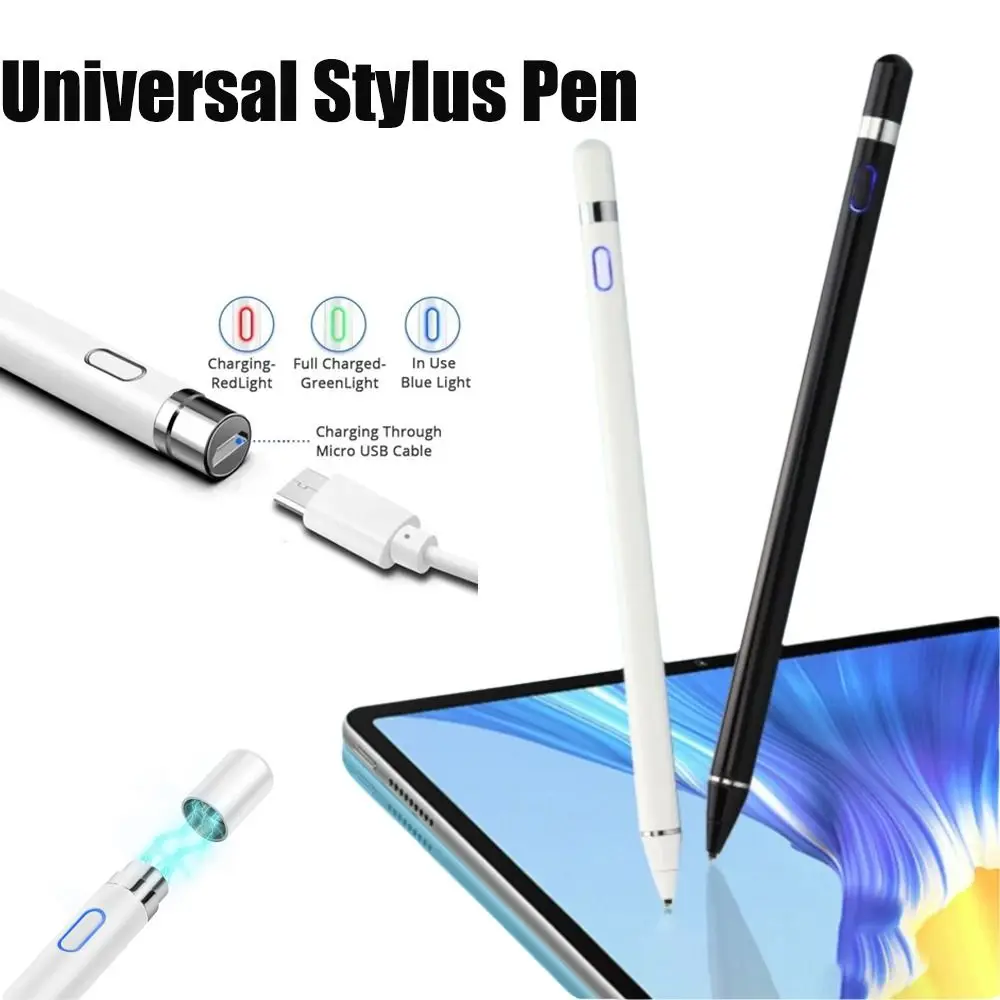

Portable Smooth Stylus Pen No Bluetooth Magnetic Attraction Electromagnetic Pen Long battery life Drawing Pen for iPad