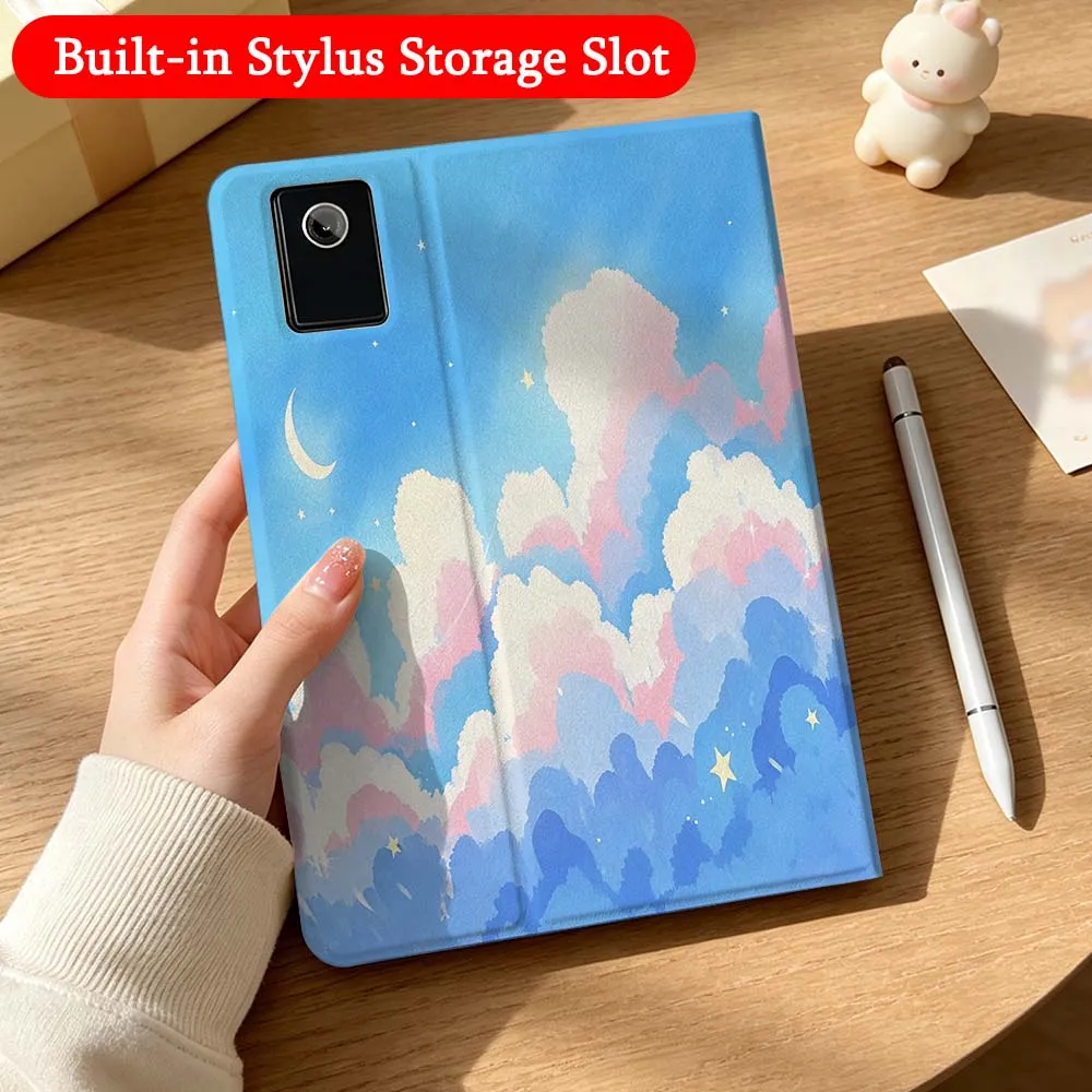 Luxury Cloud Mountain Case For Lenovo Idea Tab K10 M10 P11 P12 Xiaoxin Pad Pro GT Plus 10.6 11 11.1 inch 2025 Folding Tablet