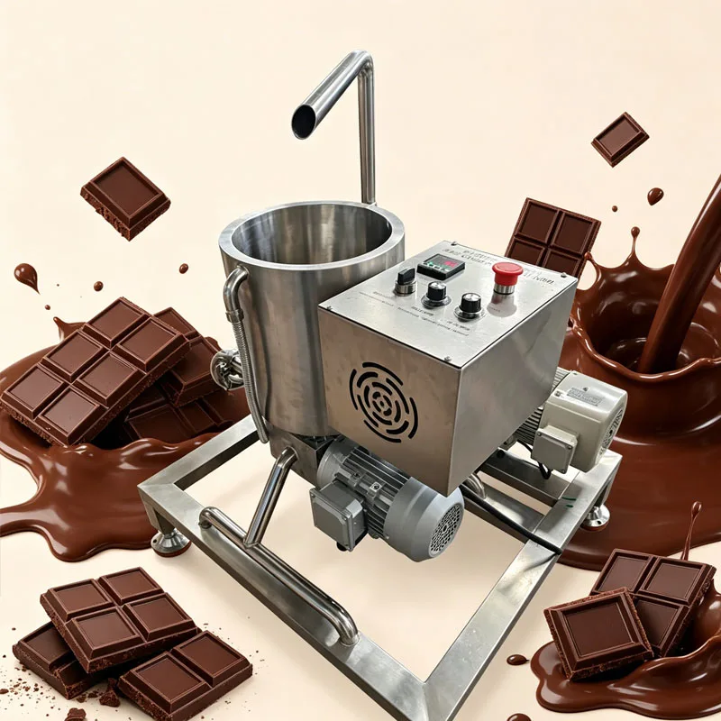 Chocolate Ball Mill Equipment Industrial Cocoa Grinder Machine Conching Refiner for Chocolate Paste Line Customized
