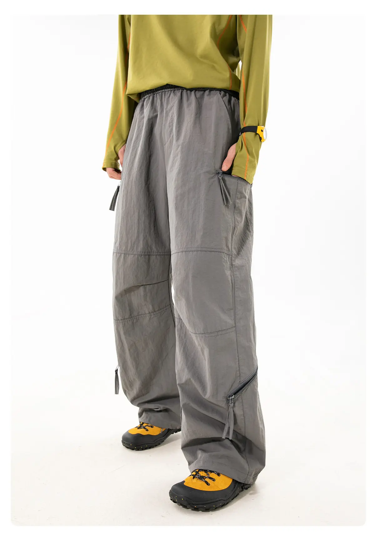 Herren Herbst Outdoor Wasserdichte Winddichte Taktische Cargohose - Locker Sitzende Sport-Freizeithose – Detail 7