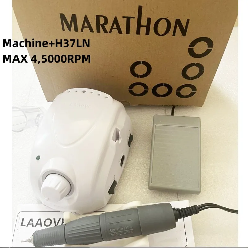 65W BT Marathon Champion-3 Control Box 35000RPM manico di alta qualità trapano elettrico per unghie macchina per smalto Manicure Set di trapano per unghie