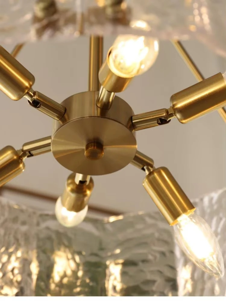 Modern High End Crystal Hanging Light Indoor Luxury Chandelier Kitchen Island Droplight Parlor Dining Study Room Pendant Lights