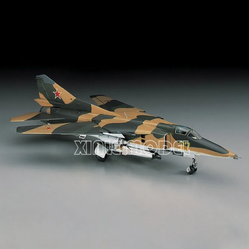 Hasegawa Plastikowy Model Samolotu do Składania 00340 MiG-27 Flogger D [Rosyjski Myśliwiec/Szturmowiec] 1/72