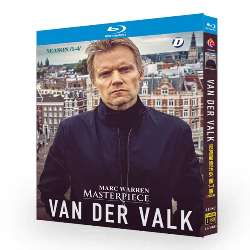 Agent Van der Walker Season 1-4 Blu-ray High Definition American Drama BD Disc Box with Chinese and English Subtitles