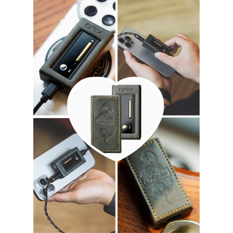 

ONIX Alpha XI1 Portable Decoding Ear Amplifier Phone Small Tail Android Apple HiFi Decoder (Comes with Leather Case)